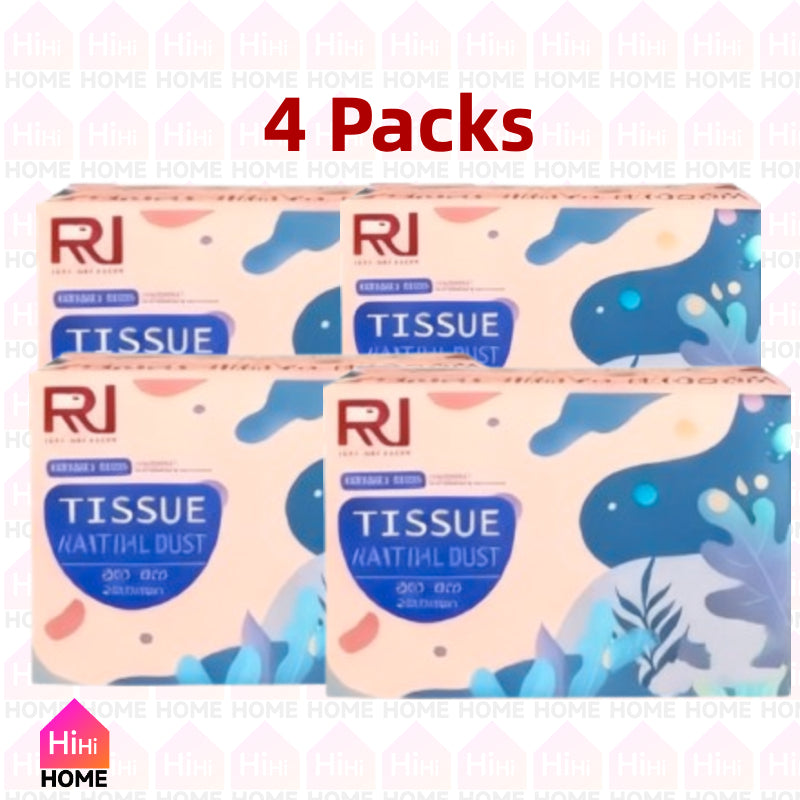 600-Sheet Comfort Toilet & Facial Tissues Ultra Thick 5-Ply Deluxe Made with Natural Wood Pulp