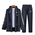 Kapote Makapal for Motorcycle, Rubberized Waterproof Raincoat for Men and Women,Heavy Duty Rain Gear