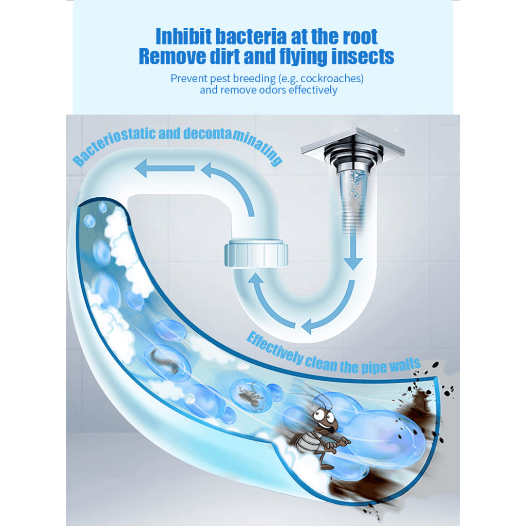 Qewe Drain Clog Remover, Powerful Solution for Baradong Toilet, Sink, and Bathroom Drain Pipe