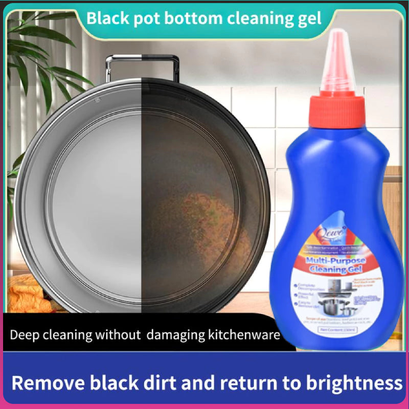 Qewe 150ML Bottom Black Remover Wash Pot Gel Cookware Bottom of The Pot Black Scale Cleaner