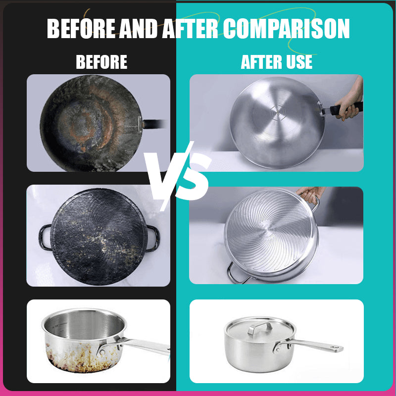 Qewe 150ML Bottom Black Remover Wash Pot Gel Cookware Bottom of The Pot Black Scale Cleaner