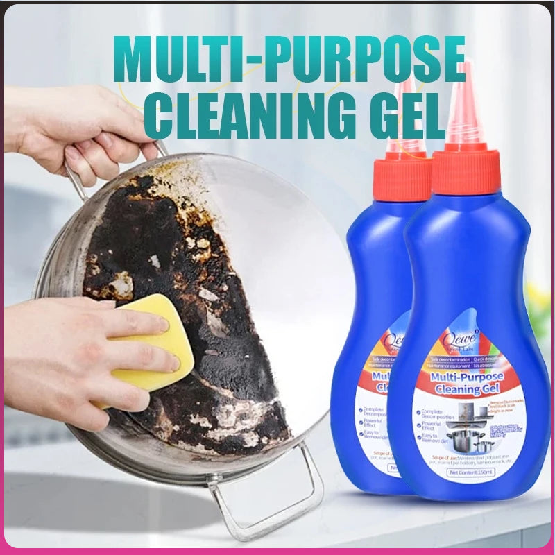 Qewe 150ML Bottom Black Remover Wash Pot Gel Cookware Bottom of The Pot Black Scale Cleaner