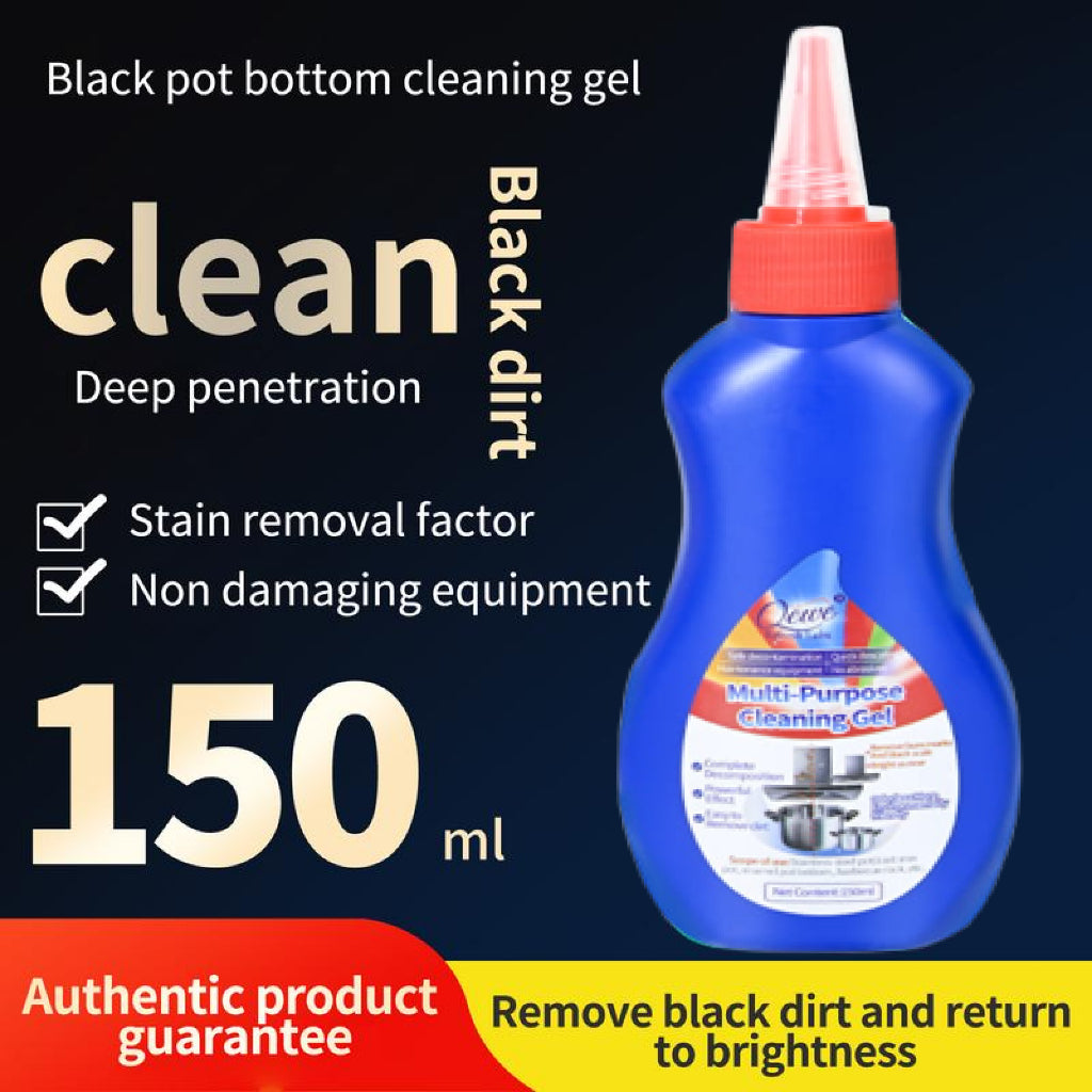 Qewe 150ML Bottom Black Remover Wash Pot Gel Cookware Bottom of The Pot Black Scale Cleaner