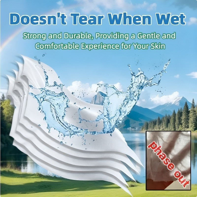 600-Sheet Comfort Toilet & Facial Tissues Ultra Thick 5-Ply Deluxe  Made with Natural Wood Pulp